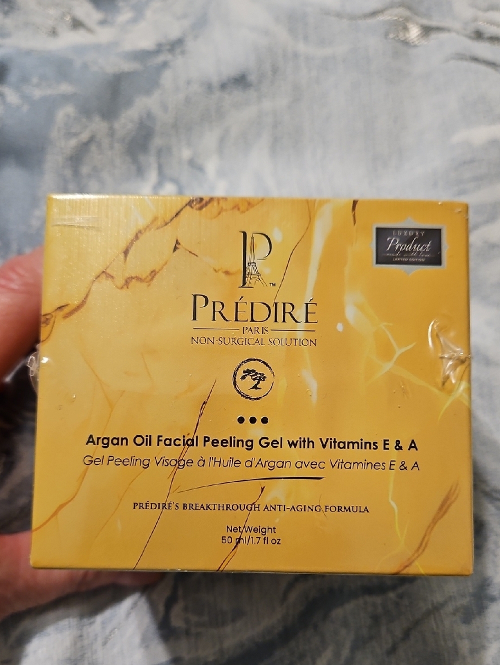 Argan Oil Facial Peeling Gel with Vitamins E & A - 1.7 Fl Oz